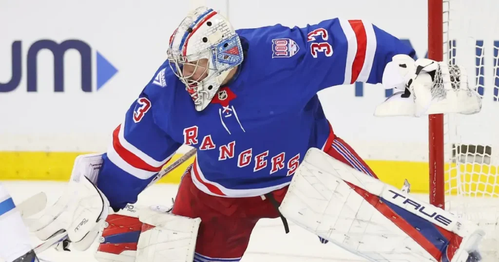 Dylan Garand looks to be third in line to start camp