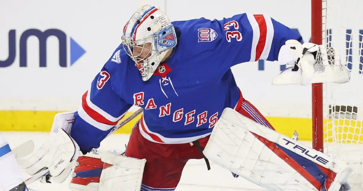 Dylan Garand looks to be third in line to start camp